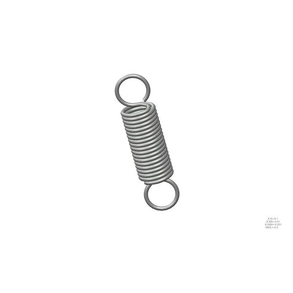Approved Vendor Extension Spring, O=1.000, L= 4.00, W= .115 G709967700 - main